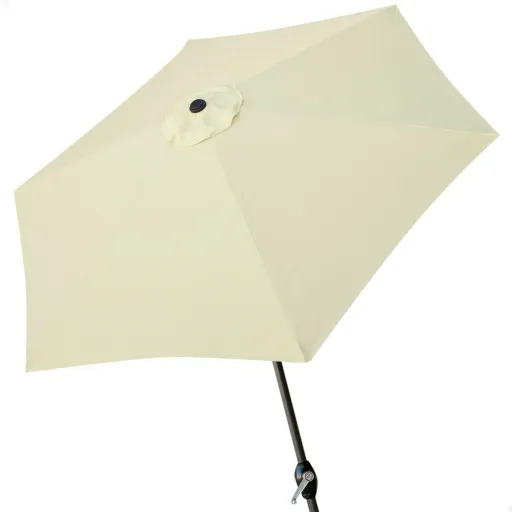 Parasol Aktive 300 x 245 x 300 cm Alumínio Creme Ø 300 cm