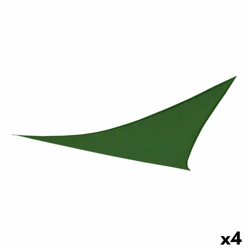 Toldos de Vela Aktive Triangular Verde 500 x 0,5 x 500 cm (4 Unidades)