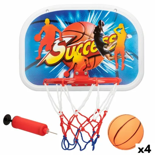 Cesto de Basquetebol AquaSport 46,5 x 51 x 31 cm (4 Unidades)