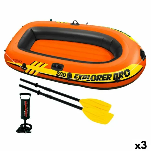 Barco Insuflável Intex Explorer Pro 200 3 Unidades 196 x 33 x 102 cm