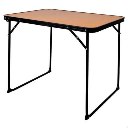 Mesa Dobrável Aktive Para Campismo Bambu 80 x 67 x 60 cm