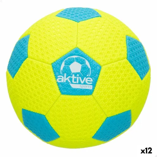 Bola de Praia Aktive Neon 5 PVC Borracha (12 Unidades)