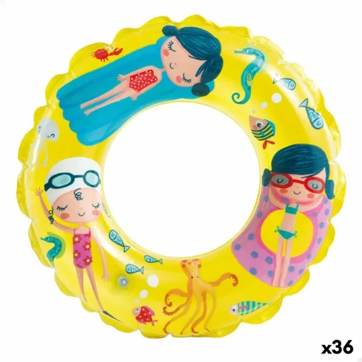 Bóia Insuflável Donut Intex Ø 61 cm (36 Unidades)