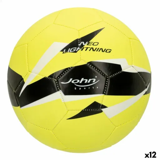 Bola de Futebol John Sports World Star 5 Ø 22 cm Couro Sintético (12 Unidades)