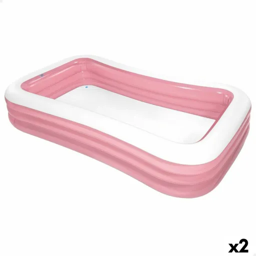 Piscina Insuflável para Crianças Intex 1050 L 305 x 56 x 183 cm Cor de Rosa (2 Unidades)