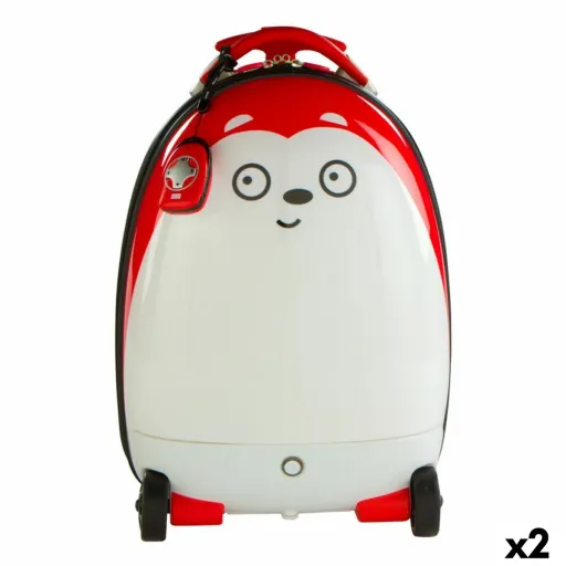 Mochila Trólei Rastar Infantil Telecomando Ouriço 2,4 GHz 34,5 x 47 x 27 cm (2 Unidades)